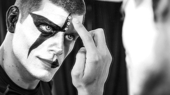 Stardust Prepare Himself For Ladder Match