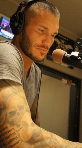 Randy Orton at Radio Station